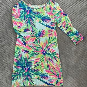 Bright Lilly Pulitzer dress